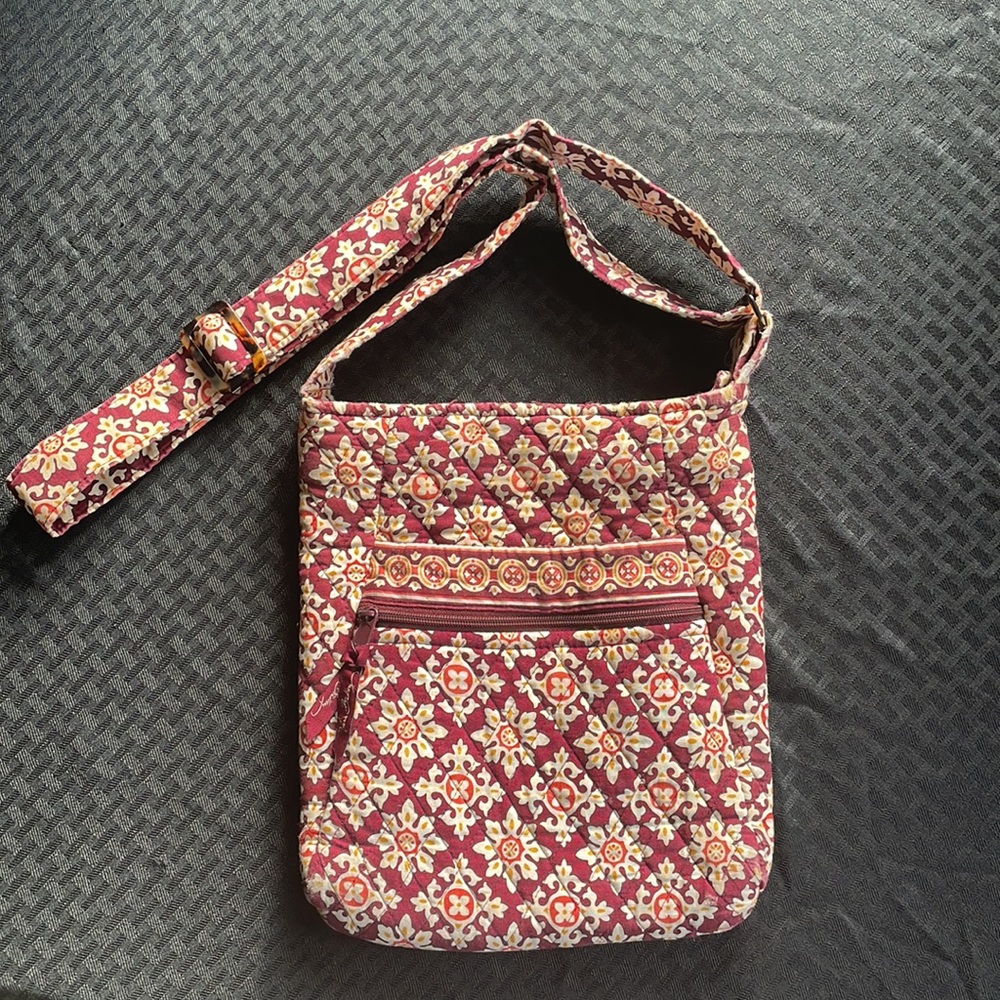 Vera Bradley Crossbody Vintage Bag Maroon